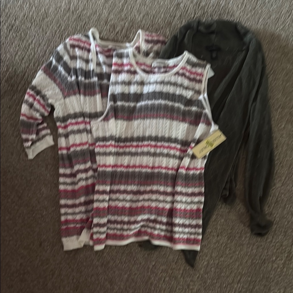 Striped Kids Shirt Set